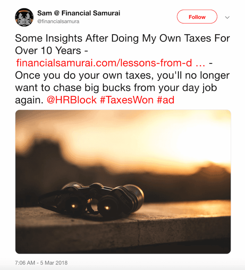 H&R Block influencer marketing campaign