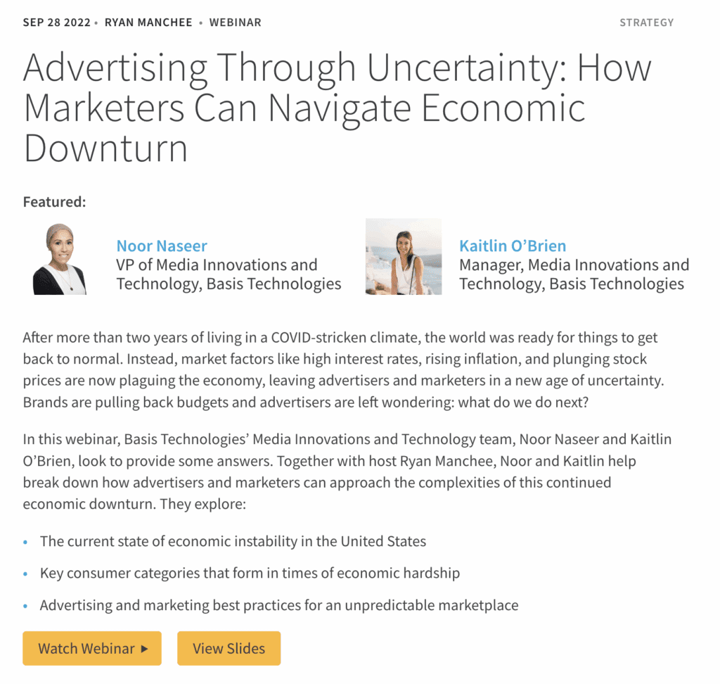 using webinars for B2B content marketing