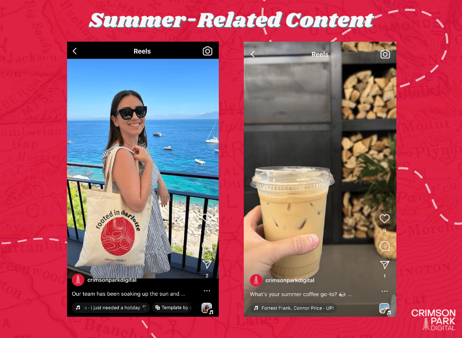 summer content for social media