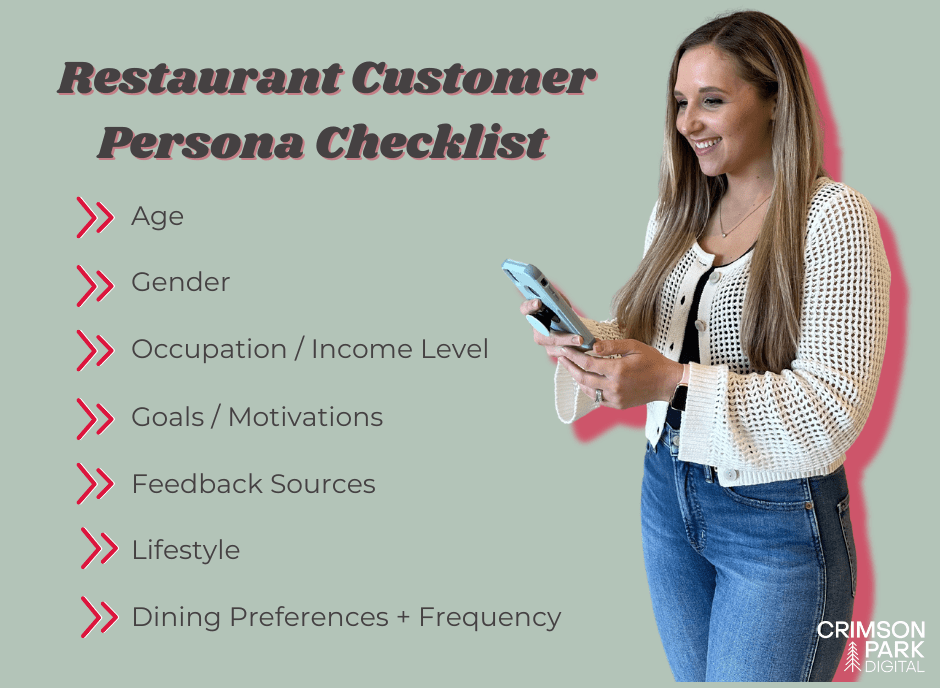 Restaurant Customer Persona Checklist 