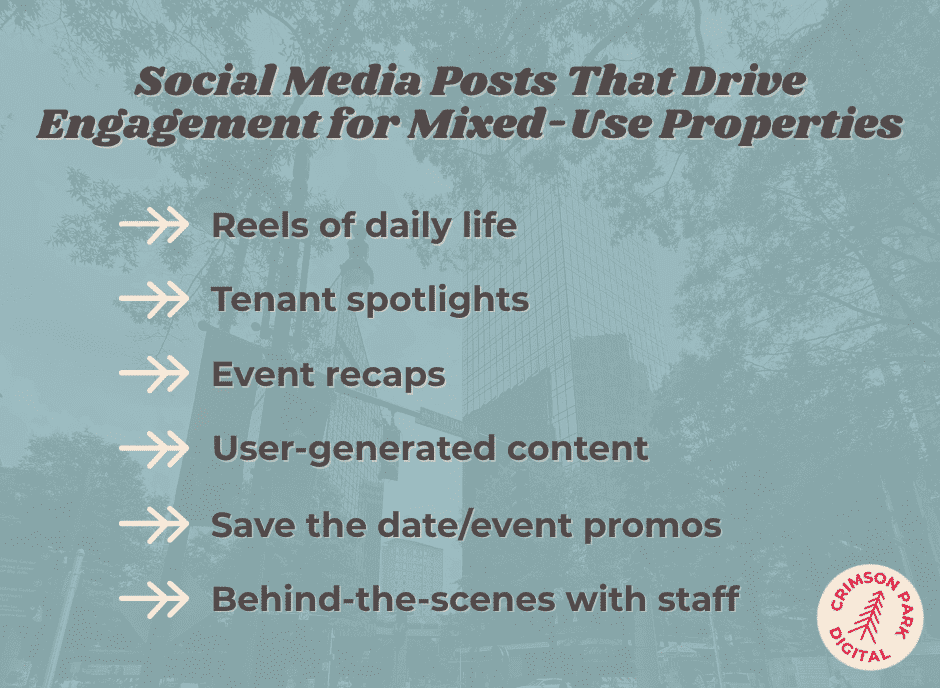 Social Media Posts That Drive Engagement for Mixed-Use Properties