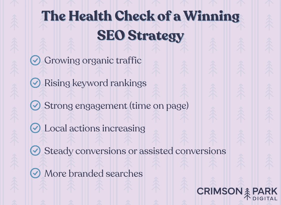 The Health Check of a Winning SEO Strategy